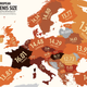 Illustration for article titled A totally worthless map of European penis sizes